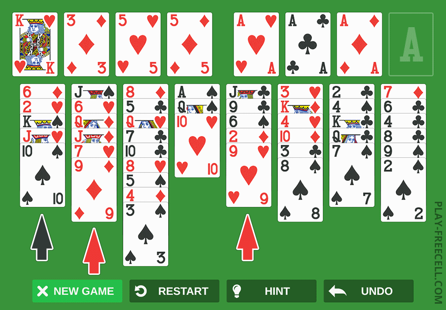 Game #714570794 highlights the two valid options using an arrow, showcasing the available moves