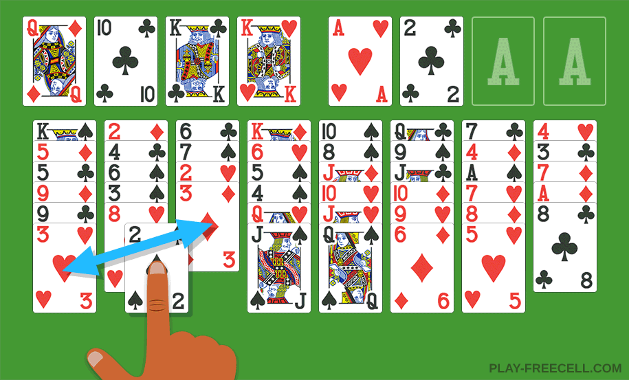 I can't move a stack of cards in FreeCell! – Microsoft Casual Games